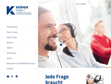 Tablet Screenshot of kraemer-germany.com